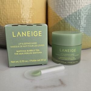 NIB LANEIGE Matcha Bubble Tea Lip Sleeping Mask
